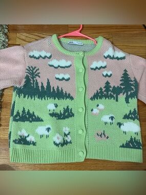 Zara Sheep Cardigan